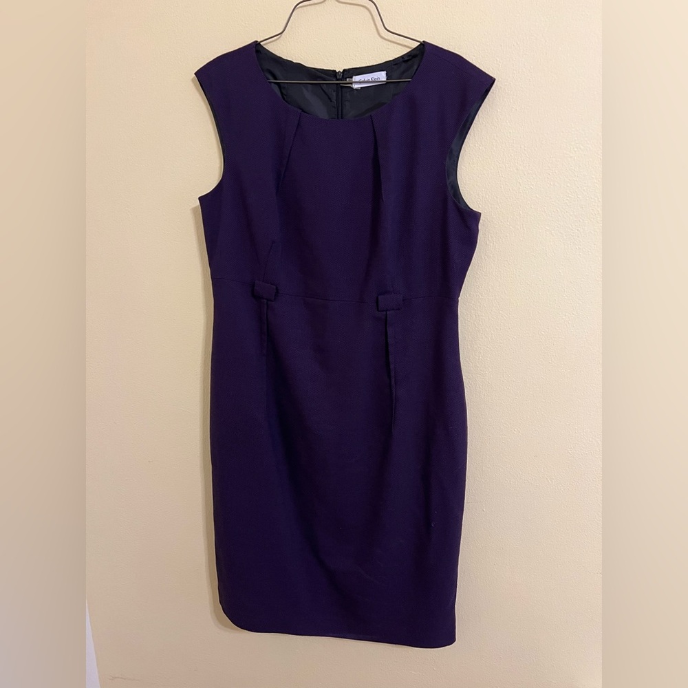Calvin Klein Dress. Size 12. Purple.